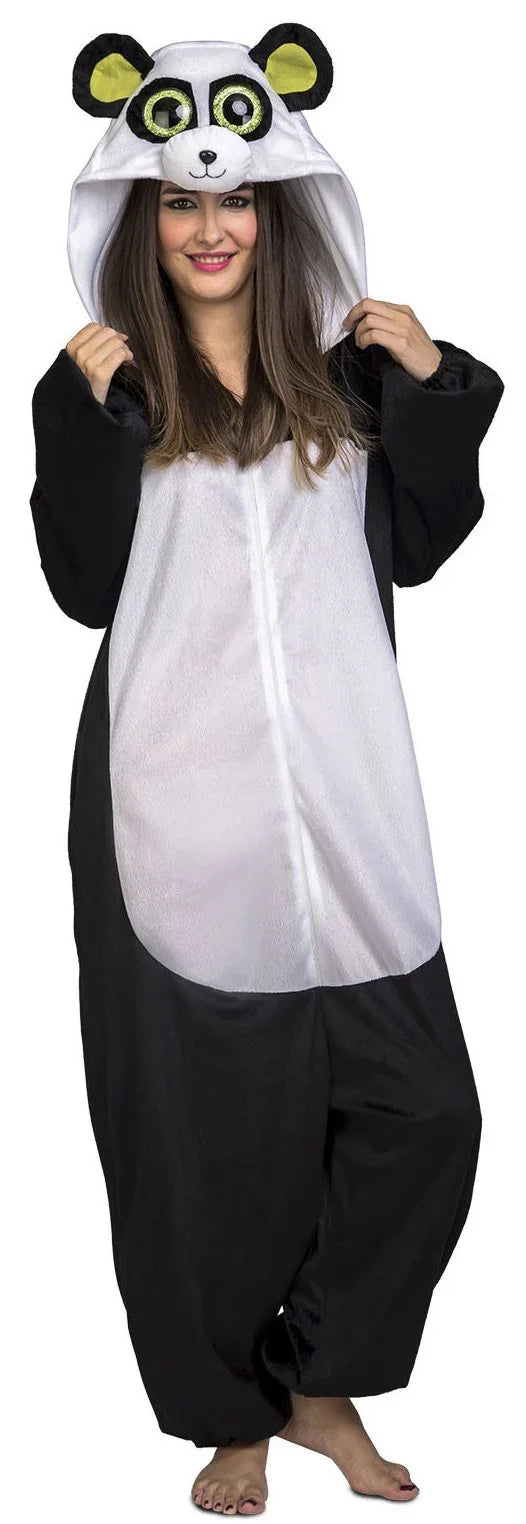 Disfraz de Oso Panda Ojazos para Adulto Oso Pardo, Panda y Polar Viving